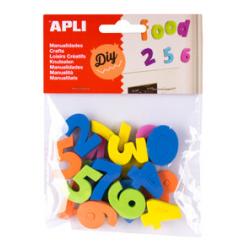 APLI B.Imán Goma EVA Numeros 20U