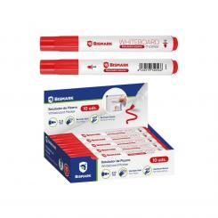 BISMARK Rotulador pizarra 2-3mm rojo punta redonda