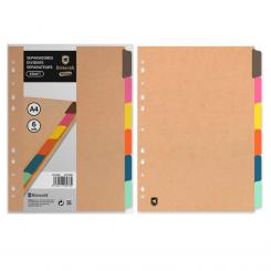 BISMARK Separadores A4 ECO KRAFT-COLOR, 6 uds.