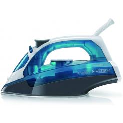 Black & Decker BXIR2200E plancha Plancha a vapor Suela de acero inoxidable 2200 W Negro, Azul, Blanco
