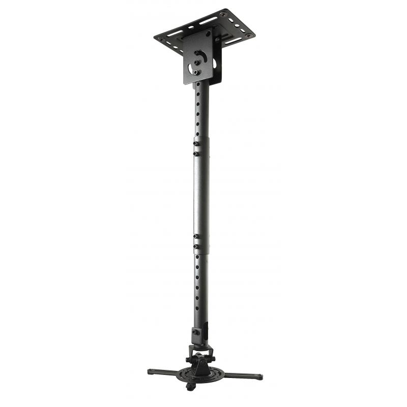 black-universal-mount-montaje-para-projector-techo-negro