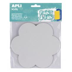 APLI B.Lienzo Magnético Flor 15Cm 1U