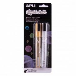 APLI B.Liquid Chalk P.Red 5,5mm Oro/Plata 2U