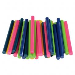 RAPID Blíster 36 barras cola D7 universal, surtidos (azul petróleo/amarillo/verde/fucsia/azul)