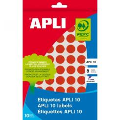 Blister 8H. Etiquetas APLI Rojas   16