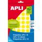 Blister 8H. Etiquetas APLI Amarillas 16