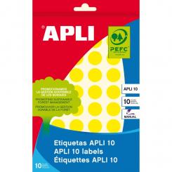 Blister 8H. Etiquetas APLI Amarillas 16