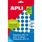 Blister 8H. Etiquetas APLI Azules  13