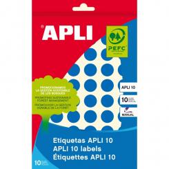 Blister 8H. Etiquetas APLI Azules  13