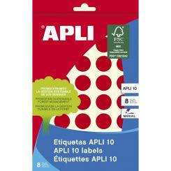 Blister 8H. Etiquetas APLI Rojas   19