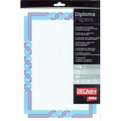 Blister Certificados APLI Trenzado Azul 115G.25H