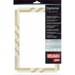 Blister Certificados APLI Trenzado Marrón 115G.25H