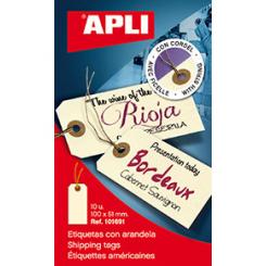 APLI Blister Etiqueta Con Arandela Hilo 100X51 10U.