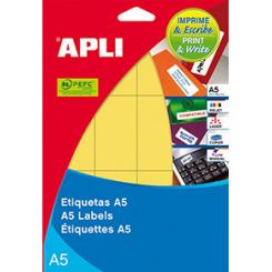 Blister Etiquetas APLI A5 Am. 16,0