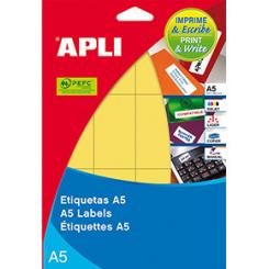 Blister Etiquetas APLI A5 Am. 19,0