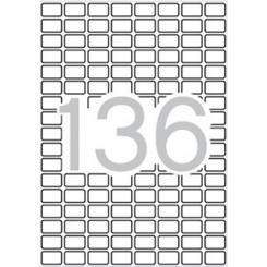 Blister Etiquetas APLI A5 Blancas 10,0X 16,0
