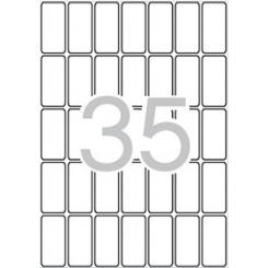 Blister Etiquetas APLI A5 Blancas 19,0X 40,0