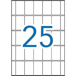 Blister Etiquetas APLI A5 Blancas 25,0X 40,0