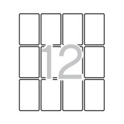Blister Etiquetas APLI A5 Blancas 34,0X 53,0
