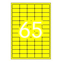 Blister Etiquetas APLI Am Fluorescente  38,1X 21,2 20H