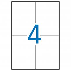 Blister Etiquetas APLI Azul  105,0X148,0 20H