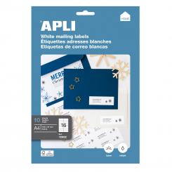 Blister Etiquetas APLI Blancas  105,0X 37,0 10H