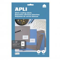 Blister Etiquetas APLI Blancas  105,0X 74,0 10H