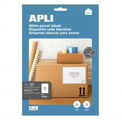 Blister Etiquetas APLI Blancas  210,0X148,0 10H