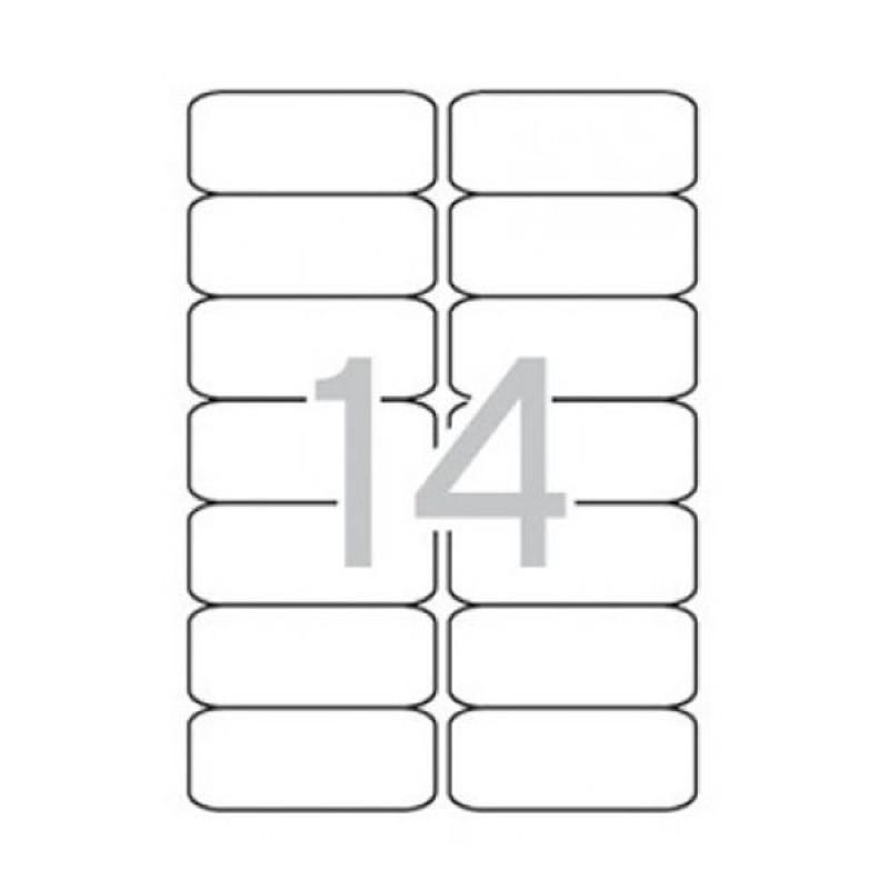 Blister Etiquetas APLI Blancas 99,1X 38,1 25H