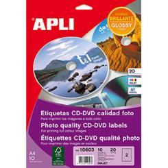 Blister Etiquetas APLI  Cd Calid. Foto 10H