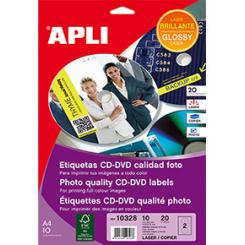Blister Etiquetas APLI Col.Gloss.Cdmega 117 10H