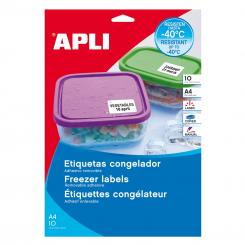 Blister Etiquetas APLI Congelador 38,1 X 21,2 10H