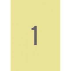 Blister Etiquetas APLI Crema  210,0X297,0 20H