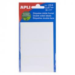 Blister Etiquetas APLI Doble Frontal 34X 67