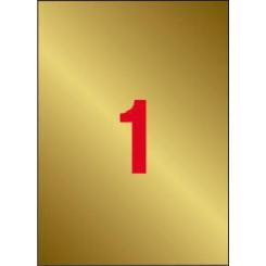 Blister Etiquetas APLI Oro 210,0X297,0 20H