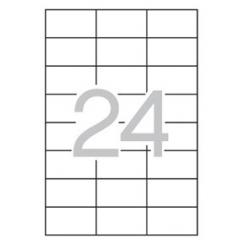 Blister Etiquetas APLI Pet Blancas 64,6X 33,8 20H