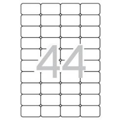 Blister Etiquetas APLI Pet Tr. 48,5X 25,4 20H