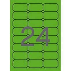 Blister Etiquetas APLI Ve Fluorescente  64,0X 33,9 20H