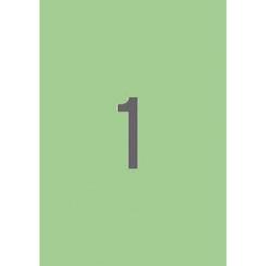Blister Etiquetas APLI Verde Pastel 210 X  297 20H