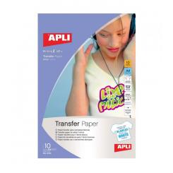 Blister Papel APLI T-Shirt Inkjet 10H