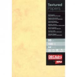 Blister Papel APLI Textura Marmol Dorado 95G.100H