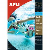 APLI Blister Papel Water Resist.265Gr.20H