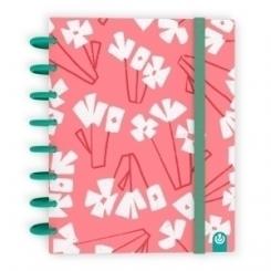 Bloc Carchivo Ingeniox Limited Edition 2 Tapa Pp A5 100H 100G Cuadric.5X5 Rosa