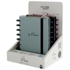 Bloc Carchivo My Planner Ingeniox Classic A5 240H S/V Surtido Expositor De 4