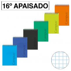 Bloc Cuaderno de Espiral Campus 16º apaisado Tapa PP 80H 60G Cuadriculada CN4