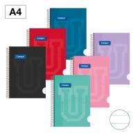 Bloc Cuaderno de Espiral Campus A4 Tapa extradura 80H 90G Rayado horizontal