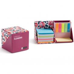Bloc Cuaderno de Espiral Campus A4 Tapa PP 80H 90G Rayado horizontal Doble margen Pastel