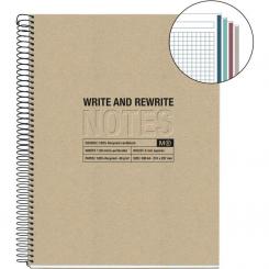 Bloc Cuaderno de Espiral Campus A5+ Tapa extradura 80H 90G Cuadriculada CN5 Dm