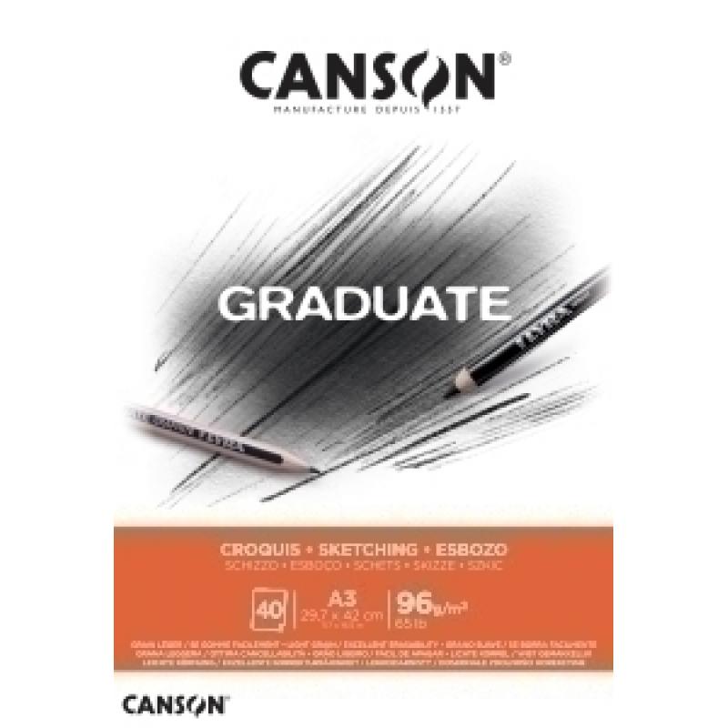 bloc-de-dibujo-canson-graduate-croquis-encolado-grano-fino-a3-96g-40h