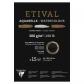 bloc-de-dibujo-clairefontaine-etival-acuarela-encolado-negro-doble-grano-fino-grueso-a3-300g-15h